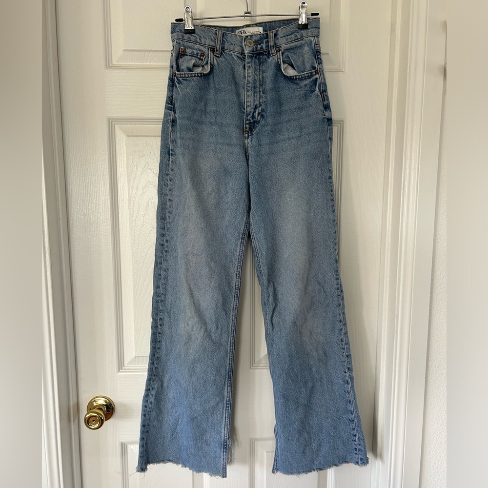 Zara High-waisted Denim Jeans